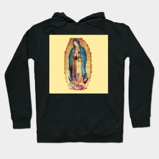 Our Lady of Guadalupe Virgin Mary Tilma Replica Hoodie